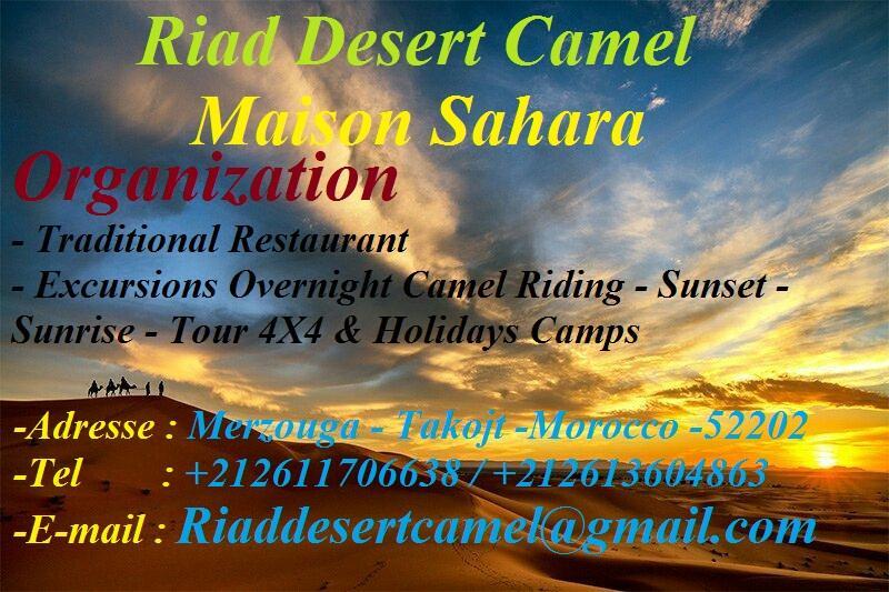 Riad Desert Camel Merzouga Exterior photo